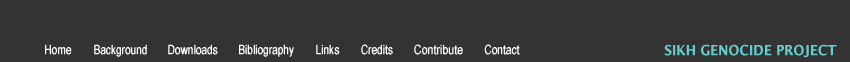 Sikh Genocide Project